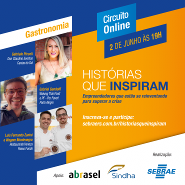 Lives mostram histórias de superação empreendedora Lives mostram histórias de superação empreendedora