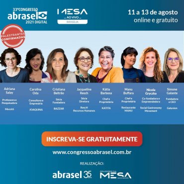 33º Congresso Abrasel reúne super time de palestrantes: saiba quem são